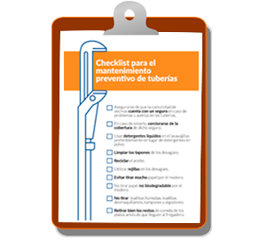 Checklist para el mantenimiento preventivo de tuberías